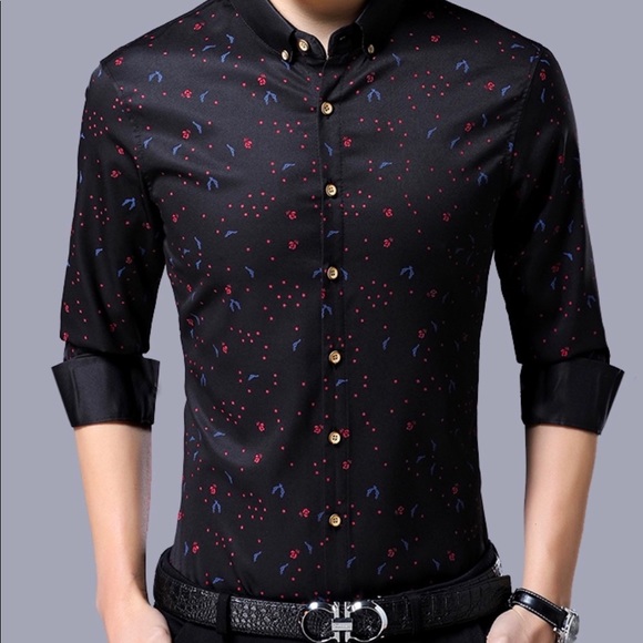 Other - Men’s Floral Button Down Shirt